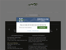 Tablet Screenshot of herriman.org